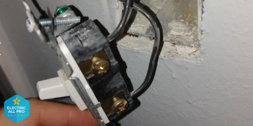 Electrical arcing damage on wiring connections