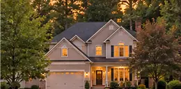 Two-story home built in the 2000s