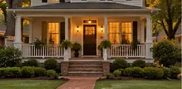 Older frame house with a front porch