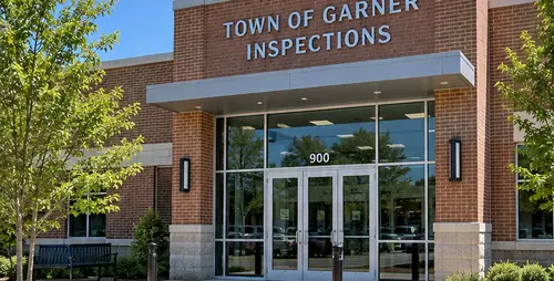 Town of Garner Inspections Department building on 7th Avenue